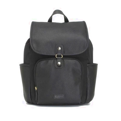 Babymel Freddie Vegan Leather Changing Backpack - Black