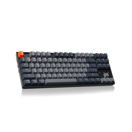 Keychron K8 Tenkeyless Wireless Mechanical Keyboard for Mac, White Backlight, Bluetooth, Multitasking, Type-C Wired Gaming Keyboard for Windows with Gateron G Pro Red Switch