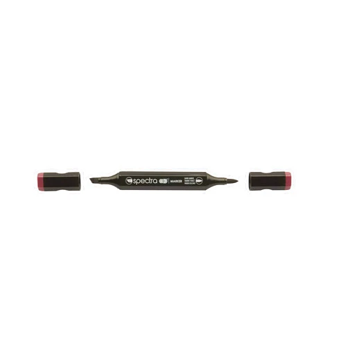 Chartpak Spectra AD Marker, Tri-Nib & Brush Dual-Tip, Dark Umber, 1 Each (S046AD)