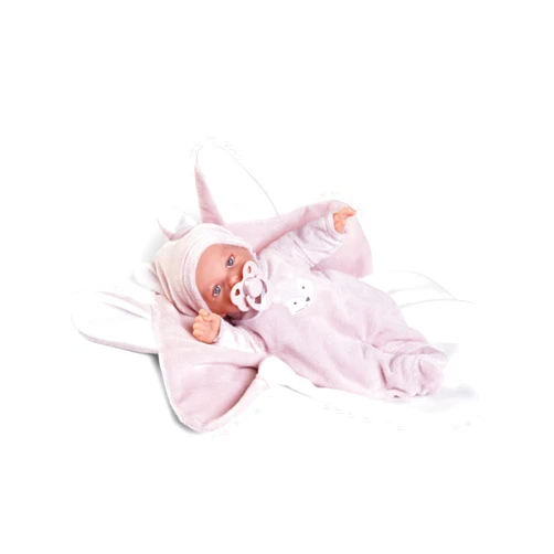 Antonio Juan Dolls | Petit Soft with Little Fox Blanket | Fabric Body 27 cm | Ref. 12439 - Collection 2024