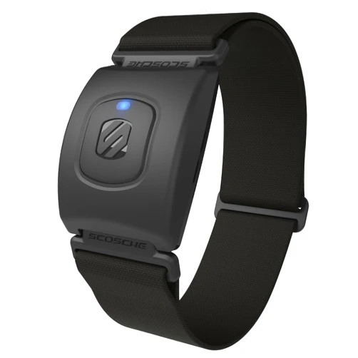 Scosche Rhythm R+2.0: Advanced Waterproof & Dustproof Heart Rate Monitor Armband with ANT+ & BLE Bluetooth Smart for Accurate Workout Tracking Compatible with Smartphones, Wahoo, Peloton, NordicTrack