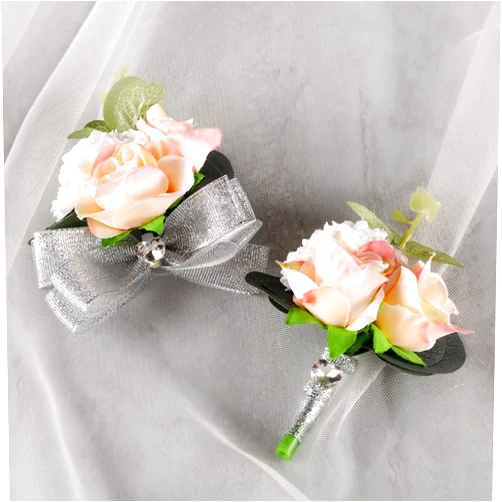 YunJiaoon Wrist Corsage Wristlet Band Bracelet for Women Bride Bridesmaid