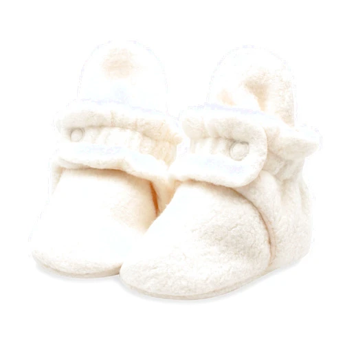 Zutano Unisex Fleece Baby Booties, Two Snap Closure, Newborn to 24 Months
