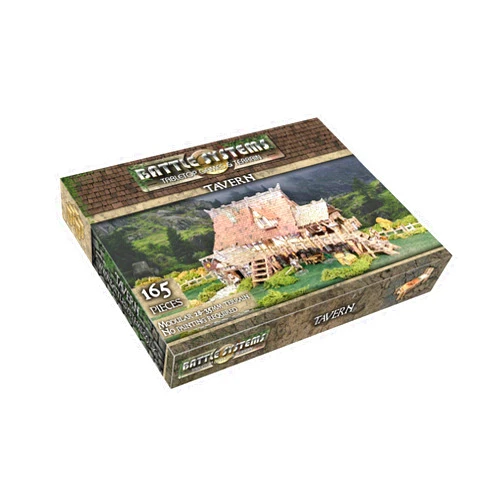 Battle Systems Fantasy Terrain Tavern - 28-35mm DND D&D RPG Wargames Historical/Fantasy Card Scenery