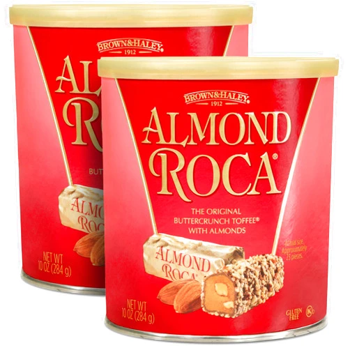 Roca Canister - ALMOND ROCA - 10 oz - Pack of 2