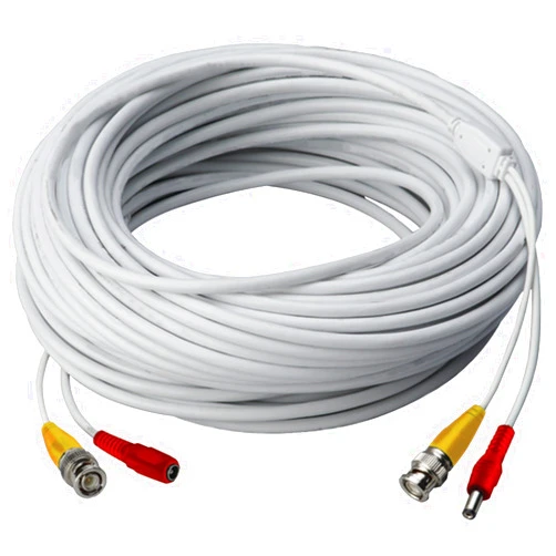 Lorex RG59 Power Accessory Cable, High Performance BNC Video Cable for Security Camera Systems, for Analog HD (CVI/TVI/AHD/MPX) or Analog (CVBS) Surveillance System, 60 feet (18m)