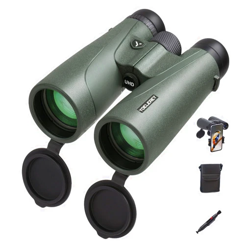 YOELEREY 15x52 UHD Binoculars for Adults High Powered with Phone Adapter, Lens Pen, Quick Release Straps - Binoculars for Bird Watching - Low Night Vision Binoculars for Hunting, Stargazing, Cruise Ship