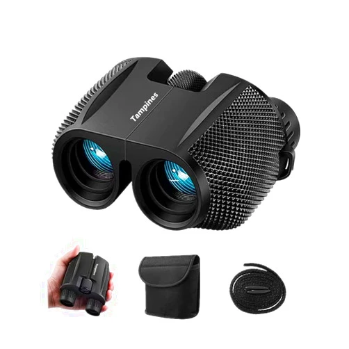 Tampines 12x25 High Magnification Binoculars, Shock Proof, Easy Focus Binoculars for Bird Watching,Travel,Theater and Concerts,Hunting,Sports Events,Outdoor Scenery