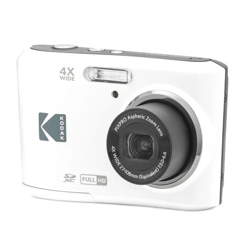 KODAK PIXPRO Friendly Zoom FZ45-WH 16MP Digital Camera with 4X Optical Zoom 27mm Wide Angle and 2.7