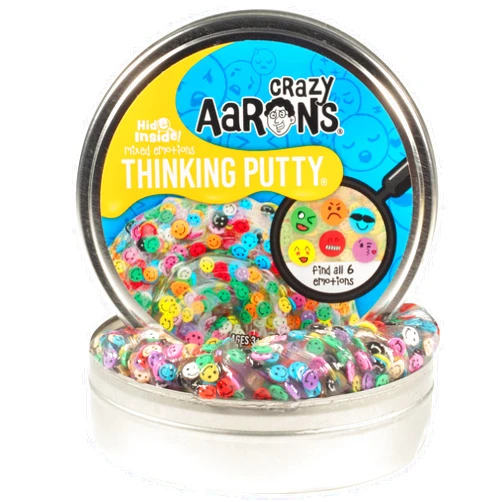 Crazy Aaron's Hide Inside!® Mixed Emotions Thinking Putty®
