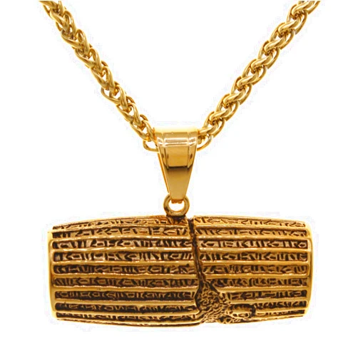 Asoodehdelan Cyrus The Great Human Right Cylinder Necklace Iranian Persian King Necklace