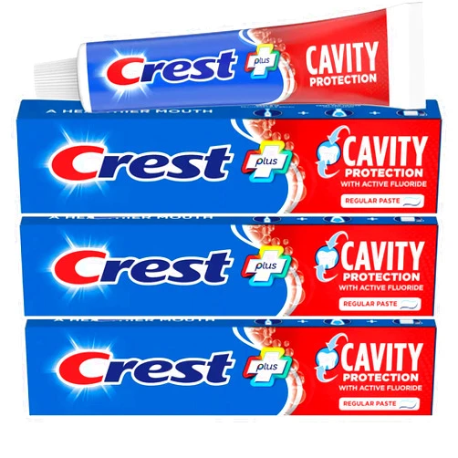 Crest Cavity Protection Regular Toothpaste 8.2 oz (232g) - Pack of 3