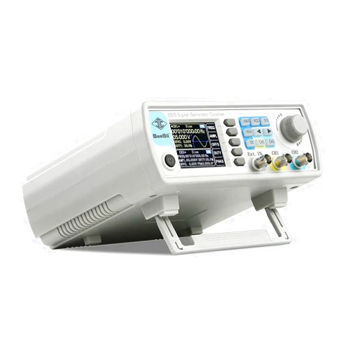 Seesii Professional Upgraded 15MHz DDS Signal Generator Counter, Seesii 2.4Inch LCD Display High Precision 200MSa/s Dual-Channel Arbitray Waveform FG-615 Function Generator Frequency Meter