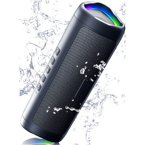 BolaButty Bluetooth Speaker with HD Sound, Portable Wireless, IPX5 Waterproof, Up to 24H Playtime, TWS Pairing, BT5.3, for Home/Party/Outdoor/Beach, Electronic Gadgets, Birthday Gift (Black)