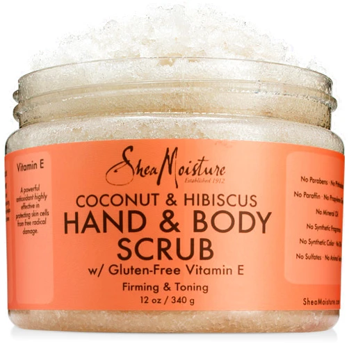 SheaMoisture Shea Moisture Sheamoisture Coconut & Hibiscus Hand & Body Scrub, 12 Oz