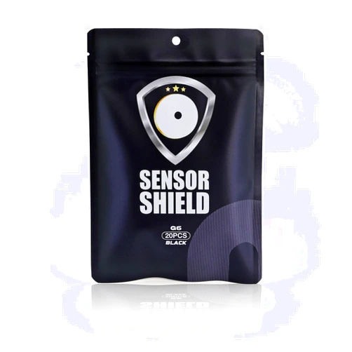 Sensor Shield Premium Adhesive Patches for Dexcom G6 CGM Sensors Waterproof & Sweatproof in Tan Good for up to 20 Days of Use (Black)