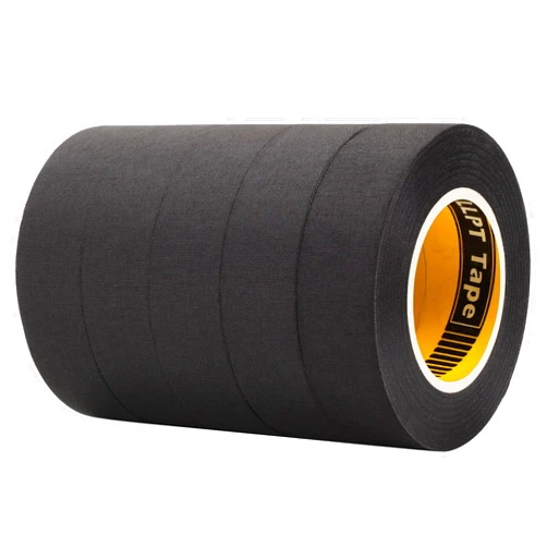 LLPT Wiring Harness Cloth Tape 5 Packs 3/4 Inch x 50 Ft Each Premium Fiber Wire Loom Wrapping Tape for Automotive Engine Electrical Protection (HC195)