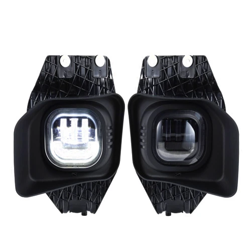 DRFG LED Fog Lights with DRL Compatible with 2011 2012 2013 2014 2015 2016 Ford F250 F350 F450 F550 Super Duty Fog Lamp Assembly OEM Bumper Driving
