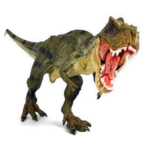 Gemini&Genius Tyrannosaurus Rex with Movable Jaw Dinosaur Roaring T-rex Toys-12 Inches Length - Hard Plastic Safari Animal Toys Cool Cake Topper and Party Supplies for Kids 3-12 Years Old