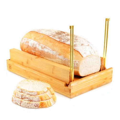 Apace Living DITTO Bamboo Bread Slicer for Homemade Bread - 6.5