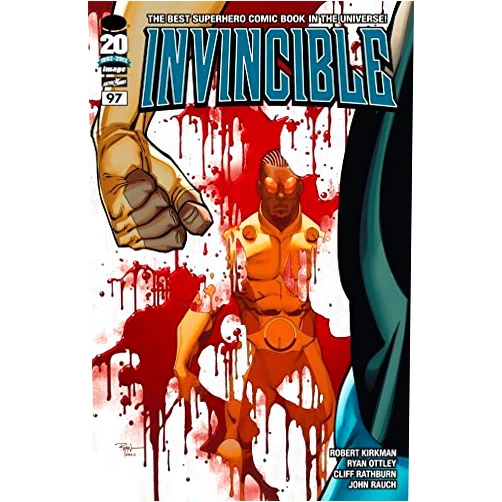 By Robert Kirkman (Author), Ryan Ottley (Penciller), Cliff Rathburn (Inker), John Rauch (Colorist), Rus Wooton (Letterer) & 1 more Format: Kindle Edition Invincible #97