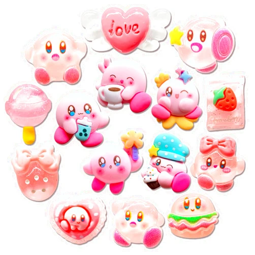 Shiomay Cartoon Resin Shoe Charms for Croc Clog Sandals Bracelets Decoration, Cute Resin Charms for Girls Party Favor