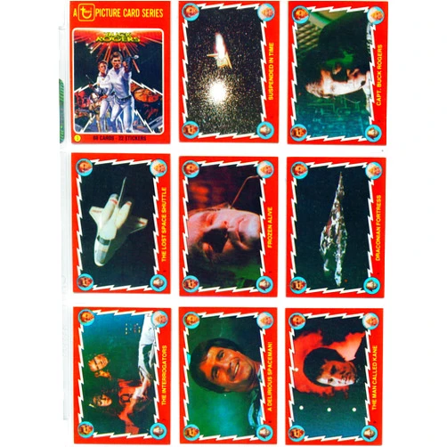 Buck Rogers 1979 Topps in The 25th Century Trading Card Base Set