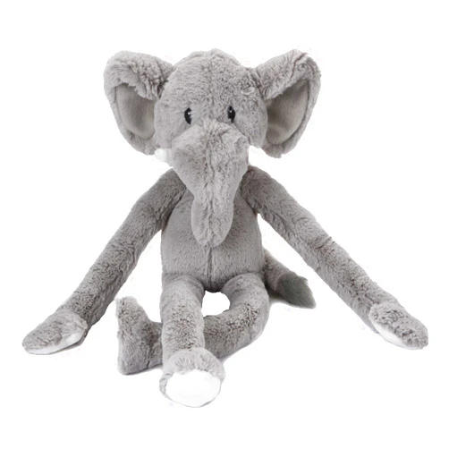 Multipet Swingin Safari 19-Inch Large Plush Dog Toy with Extra Long Arms and Legs with Squeakers