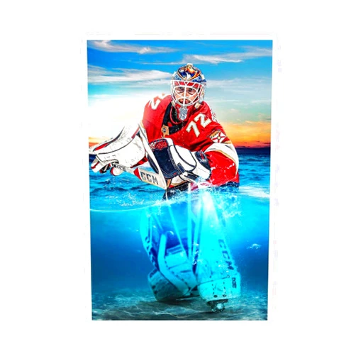 MijOb Sergei Bobrovsky Athlete Poster6 Canvas Poster Wall Art Decor Print Picture Paintings for Living Room Bedroom Decoration Unframe:12x18inch(30x45cm)