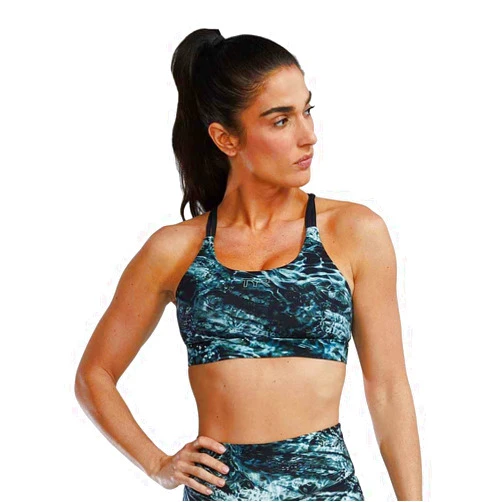 TYR T39067014S Jl Dualstrpbra AQU Blk/Green S