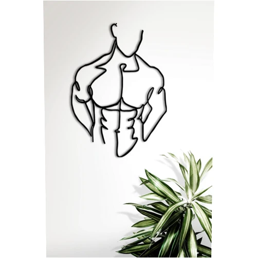 Tricorn decor & art home decor wall art modern (Black, 19x13)