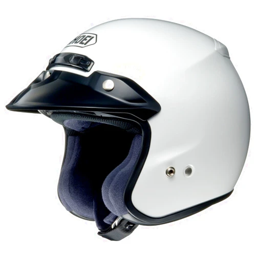 Shoei RJ Platinum-R Open Face Helmet Large | White