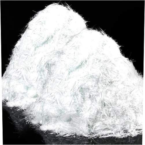Frienda 15 Lb Fiberglass for Concrete Cement Mortar Mix Reinforcement Anti Seepage Anti Cracking Glass Fibers Concrete White Fiber Glass for Concrete Building Walls Garden Floor, 0.75 Inches/ 19 mm