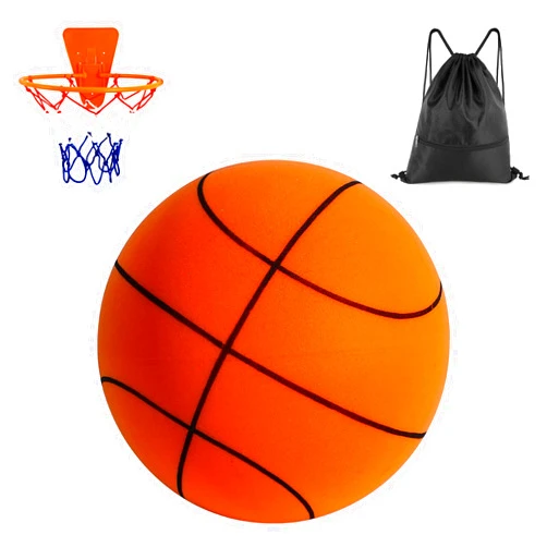 Generic Silent Basketball with Hoop | Silent Basketball Dribbling Indoor | Silent Basketball 29.5