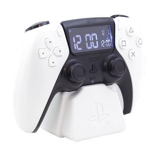 Paladone PlayStation White PS5 Controller Alarm Clock, Officially Licensed Merchandise