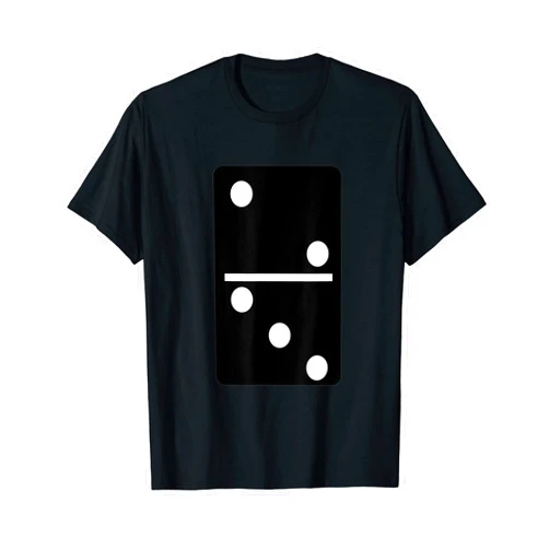 Lustiges Domino Kostüm Steine Party Verkleidung Domino Stone 2|3 Tiles Group Costume Fancy Dress Carnival T-Shirt