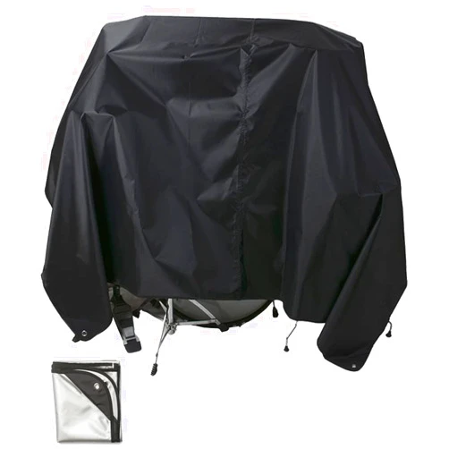 Gicov Drum Set Cover Large Waterproof Drum Set Dust Cover Electric Drum Kit Cover with Sewn in Weighted Corners Weather Resistant Anti-UV Protector for Drum Set
