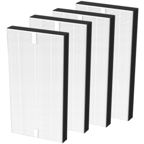 LINNIW 4 Pack F1 True HEPA Repalcement Filter Compatible with 3M Filtrete Room Air Purifier Models FAP-C01-F1,FAP-T02-F1, FAP-C01BA-G1, FAP-T02WA-G1, FAP-ST02W and FAP-ST02N