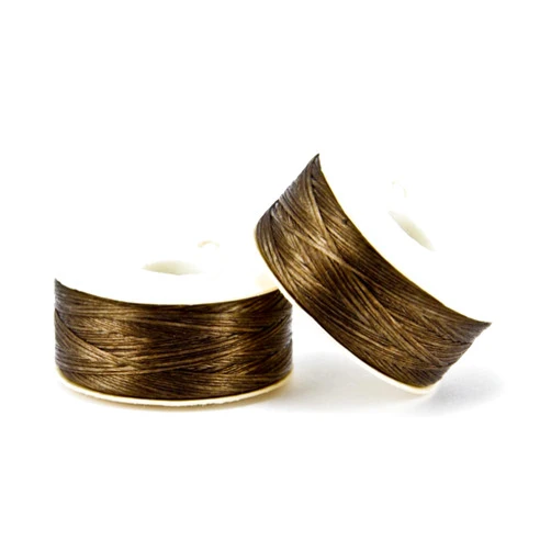 Generic 1 Bobbin NYMO Nylon Beading Thread Size D for Delica and Seed Beads - 64 Yards - Brown