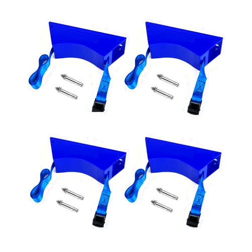 QWORK Cylinder Wall Mount Bracket, 4 Pack 4