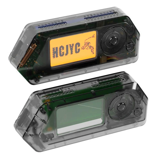 HCJYC Transparent Black Case for Flipper Zero, Cooler Cover Skin for Your Flipper Zero - Transparent Black
