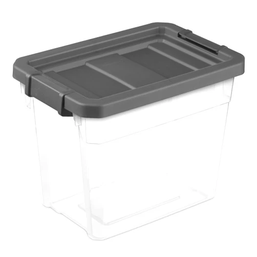 Sterilite Box Stacker Modular Clear 30QT 14733V06