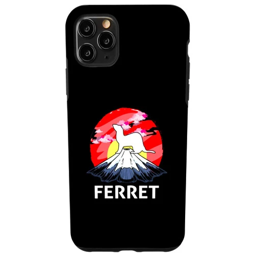 Musteline black footed ferret iPhone 11 Pro Max Ferret Mom Dad Mustela Nigripes Case