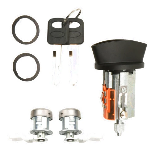 ZLPTEAM Door Lock Cylinders & Ignition Switch with Keys, Compatible with1997-2007 Ford F250 F350, Excursion & More, Lincoln Blackwood, Navigator Replace#: LC6177,DL5885,597638