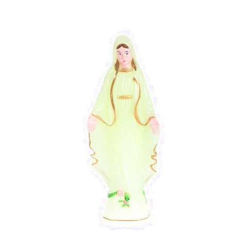 SHRCMHWQRCDJ Catholic Mary Statue Madonna Handmade Virgin Mary Statue Jesus, for Desktop Home Decorative Ornaments 6.5cm (Color : 1)