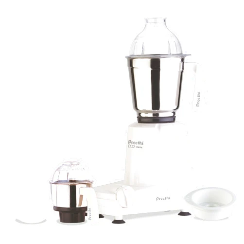 Preethi Eco Twin Jar Mixer Grinder, 550-Watt
