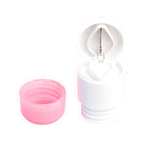 Shintop Pill Cutter Grinder, 3-in-1 Multifunctional Round Tablet Splitter Crusher for Medicine Or Vitamin (Pink)
