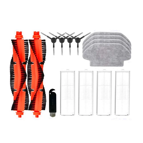 YOURRYONG Compatible for Xiaomi Mi Robot Vacuum Mop 2S / Mop P/Mop Pro / XMSTJQR2S / STYTJ02YM Parts Main Side Brush Hepa Filter Mop (Color : Set J)