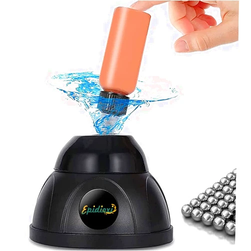 Epidioxi Mini Vortex Mixer, 7000rpm Lab Vortex Shakers for Paint, Pigment, Gel Polish and Eyelash Adhesive Rechargable Nail Polish Shaker Lab Paint Mixer with Stainless balls