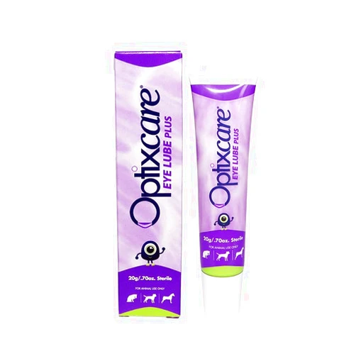 OptixCare Eye Lube Plus with Hyaluron - 20g for Dogs Cats Horses
